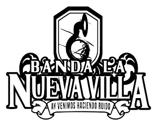 BANDA LA NUEVA VILLA AY VENIMOS HACIENDO RUIDO logo