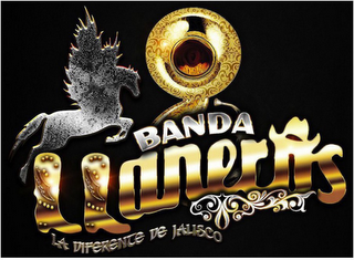 BANDA LLANEROS LA DIFERENTE DE JALISCO logo