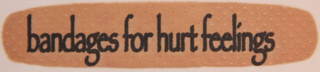 BANDAGES FOR HURT FEELINGS logo
