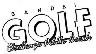 BANDAI GOLF CHALLENGE PEBBLE BEACH logo