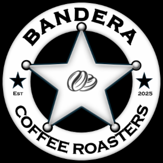 BANDERA EST 2025 COFFEE ROASTERS logo