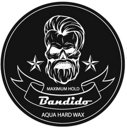 BANDIDO MAXIMUM HOLD AQUA HARD WAX logo