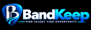 BANDKEEP FIND TALENT. FIND OPPORTUNITY. logo