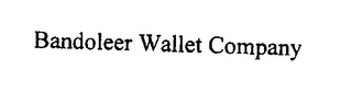 BANDOLEER WALLET COMPANY logo