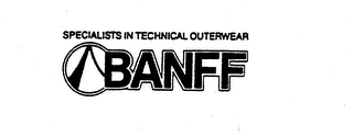 BANFF DESIGNS SPECIALISTS IN TECHNICAL OUTERWEAR COMFORT AND PERFORMANCE logo