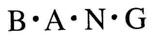 B·A·N·G logo