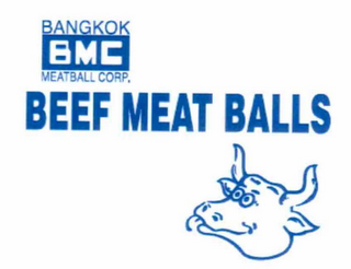 BANGKOK MEATBALL CORP. BMC BEEF MEAT BALLS logo