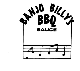 BANJO BILLY'S BBQ SAUCE logo
