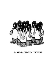 BANJO-FACED TEN PINGUINS logo