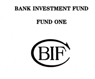 BANK INVESTMENT FUND FUND ONE C BIF logo
