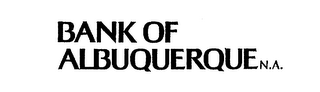 BANK OF ALBUQUERQUE N.A. logo