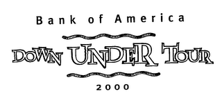 BANK OF AMERICA DOWN UNDER TOUR 2000 logo