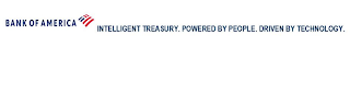 BANK OF AMERICA INTELLIGENT TREASURY. POWERED BY PEOPLE. DRIVEN BY TECHNOLOGY. logo