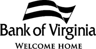 BANK OF VIRGINIA WELCOME HOME logo