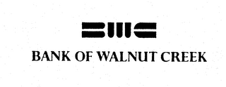 BANK OF WALNUT CREEK logo