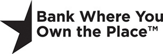BANK WHERE YOU OWN THE PLACE logo