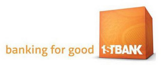 BANKING FOR GOOD 1STBANK logo