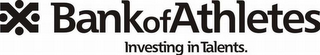 BANKOFATHLETES INVESTING IN TALENTS. logo