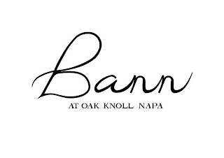 BANN AT OAK KNOLL NAPA logo