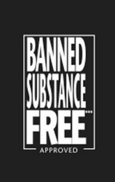 BANNED SUBSTANCE FREE APPROVED logo