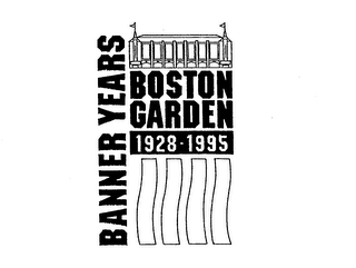 BANNER YEARS BOSTON GARDEN 1928-1995 logo