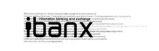 BANX INFORMATION BANKING AND EXCHANGE logo