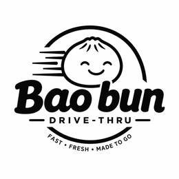 BAO BUN DRIVE-THRU FAST · FRESH · MADE TO GO logo