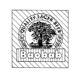 BAOBAB QUALITY LAGER BEER logo