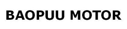 BAOPUU MOTOR logo