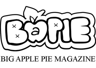 BAPIE BIG APPLE PIE MAGAZINE logo