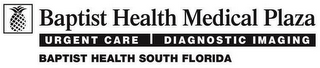 BAPTIST HEALTH MEDICAL PLAZA URGENT CARE DIAGNOSTIC IMAGING BAPTIST HEALTH SOUTH FLORIDA logo