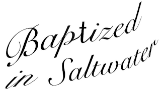 BAPTIZED IN SALTWATER logo