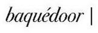 BAQUÉDOOR logo