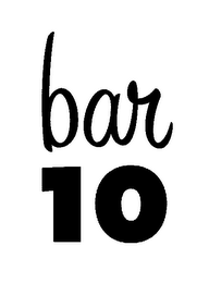 BAR 10 logo