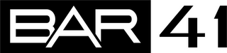 BAR 41 logo