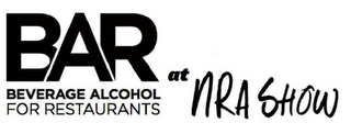 BAR BEVERAGE ALCOHOL FOR RESTAURANTS AT NRA SHOW logo