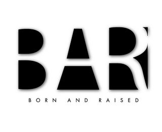 BAR  BORN AND RAISED logo