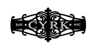 BAR CYRK NYC logo