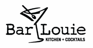 BAR LOUIE KITCHEN + COCKTAILS logo