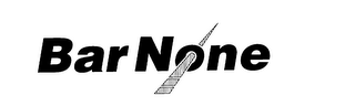 BAR NONE logo