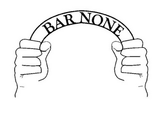 BAR NONE logo
