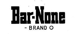 BAR-NONE-BRAND O logo
