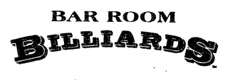 BAR ROOM BILLIARDS logo