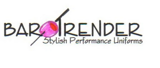 BAR TRENDER STYLISH PERFORMANCE UNIFORMS logo