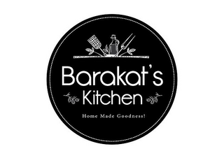 BARAKAT'S KITCHEN HOME MADE GOODNESS! logo