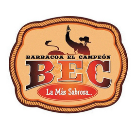 BARBACOA EL CAMPEÓN BEC LA MÁS SABROSA logo