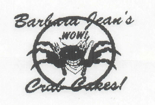 BARBARA JEAN'S CRAB CAKES! WOW! logo