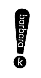 BARBARA K logo