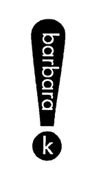 BARBARA K logo