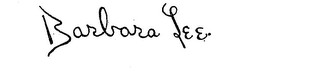 BARBARA LEE. logo